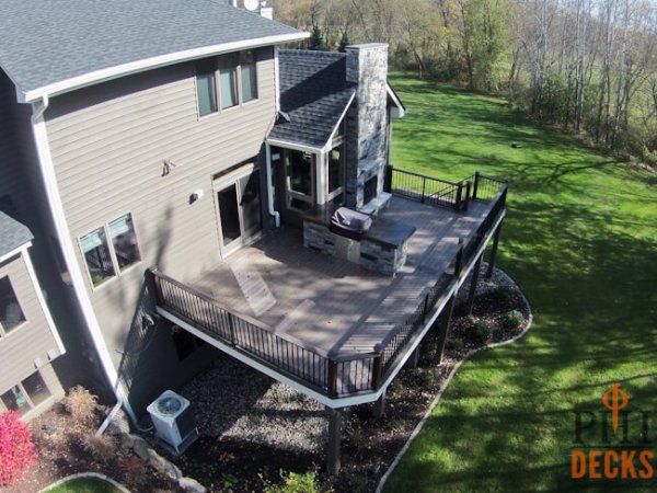 Custom-low-maintenance-deck-4-season-porch-conversion-PHI-Decks