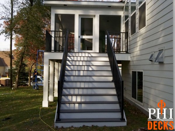 wide_stairs_low_maintenance_shoreview_painted_barndoor